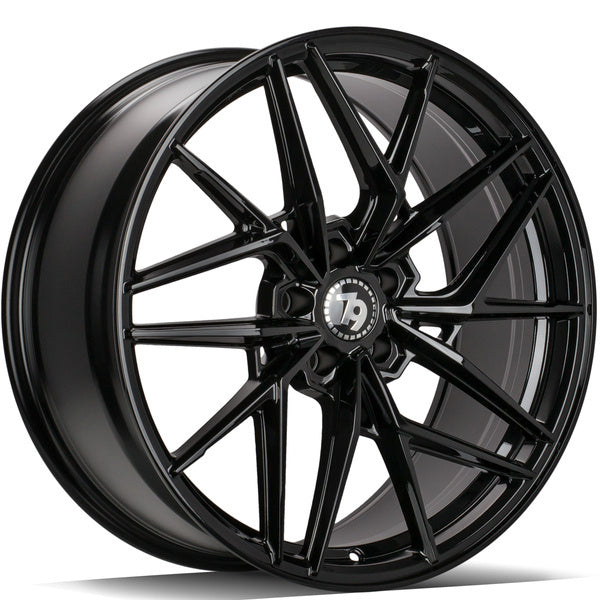 Alu kola seventy9 SCF-I 8x18 5x112 ET45 66.5 Black Glossy | Wheelsup.cz