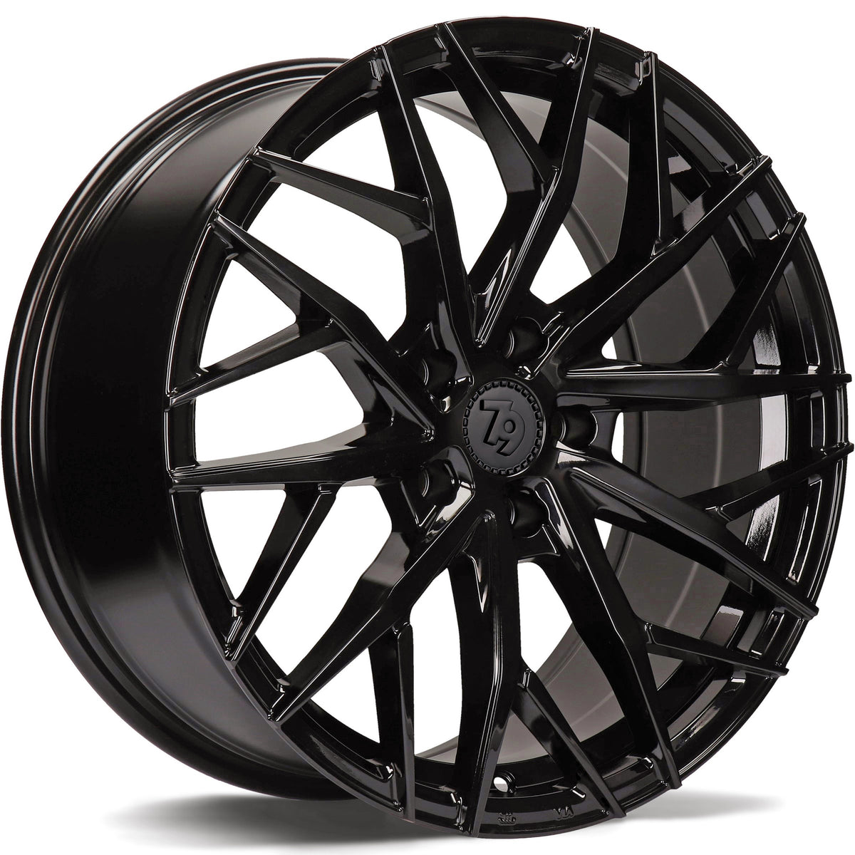 Alu kola seventy9 SV-C 8x18 5x112 ET45 66.5 Black Glossy | Wheelsup.cz
