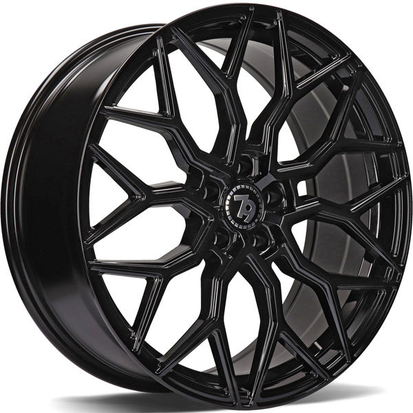 Alu kola seventy9 SV-K 8x18 5x112 ET35 66.6 Black Glossy | Wheelsup.cz