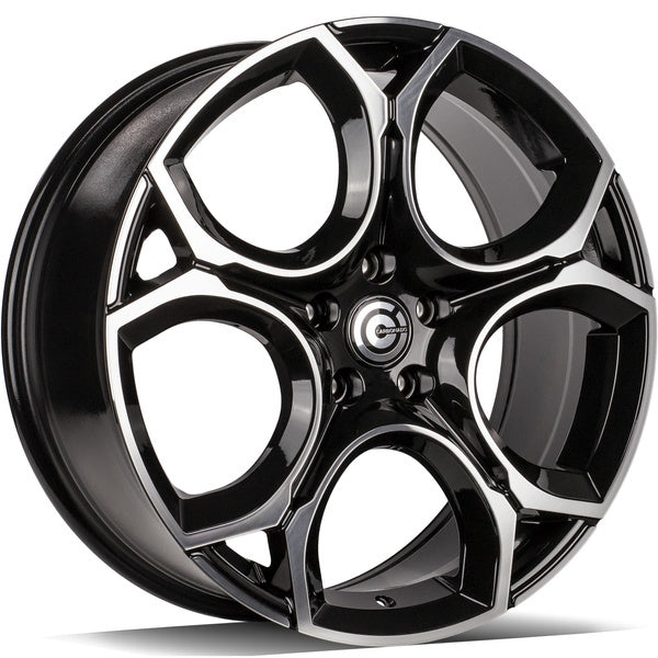 Alu kola Carbonado UNIQUE 7.5x18 5x112 ET45 57.1 Black Front Polished | Wheelsup.cz