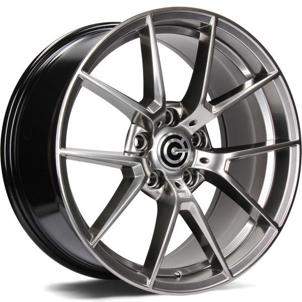 Alu kola Carbonado Spider 8.5x18 5x120 ET33 72.6 Diamond Hyper Black | Wheelsup.cz