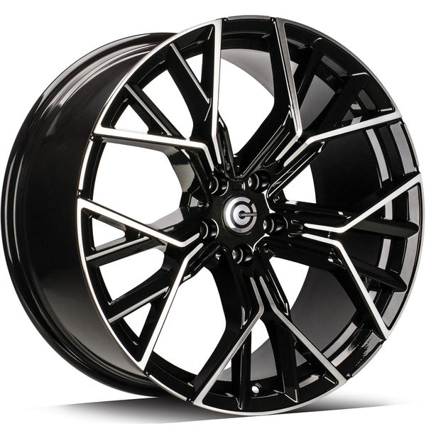 Alu kola Carbonado Fast 9x19 5x112 ET35 66.6 Black Front Polished | Wheelsup.cz