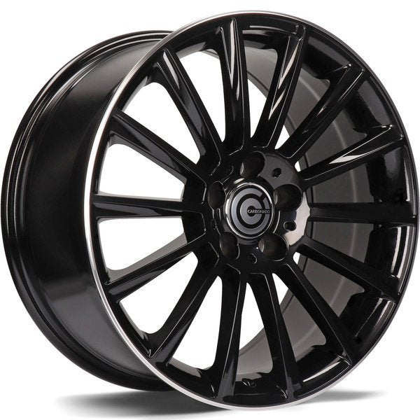 Alu kola Carbonado Performance 8.5x19 5x112 ET35 66.5 Black Glossy Lip Polished | Wheelsup.cz