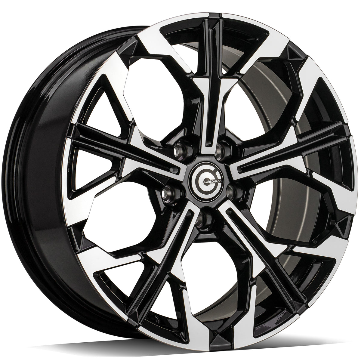Alu kola Carbonado RUNNER 9x19 5x112 ET35 66.6 Black Front Polished | Wheelsup.cz