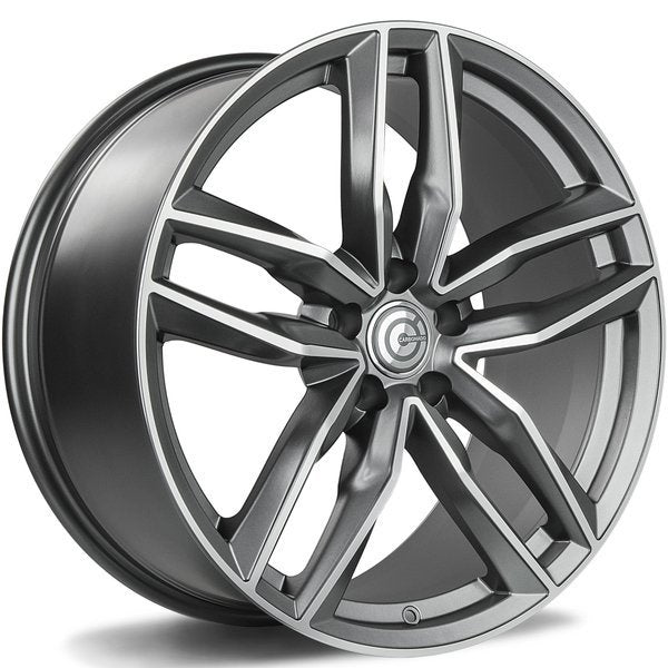 Alu kola Carbonado Style 8.5x19 5x112 ET35 66.5 Matt Anthracite Front Polished | Wheelsup.cz