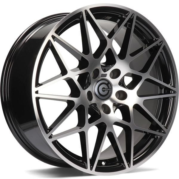 Alu kola Carbonado Crazy 8.5x19 5x120 ET35 72.6 Black Front Polished | Wheelsup.cz