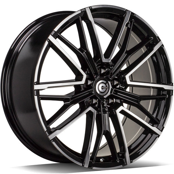 Alu kola Carbonado Shade 9x19 5x120 ET35 72.6 Black Front Polished | Wheelsup.cz