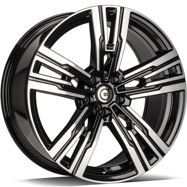 Alu kola Carbonado Vampire 10x20 5x112 ET35 66.6 Black Front Polished | Wheelsup.cz