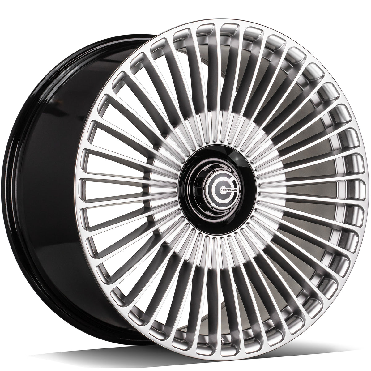 Alu kola Carbonado Hurricane 11x21 5x112 ET47 66.6 Diamond Hyper Silver | Wheelsup.cz