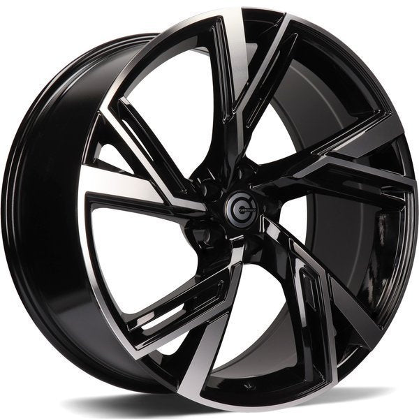 Alu kola Carbonado Rich 9.5x21 5x112 ET25 66.5 Black Front Polished | Wheelsup.cz