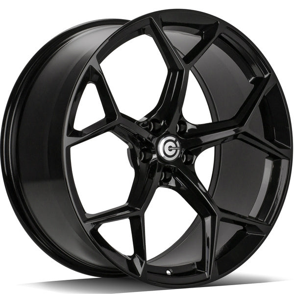 Alu kola Carbonado Fancy 9.5x22 5x112 ET25 66.5 Black Glossy | Wheelsup.cz