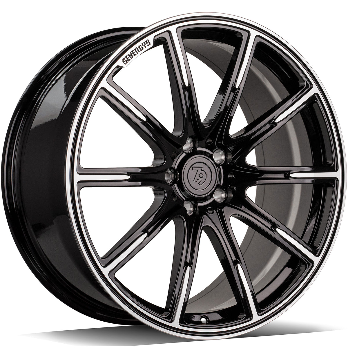Alu kola seventy9 MF.11 8.5x20 5x112 ET30 66.6 Black Front Polished | Wheelsup.cz
