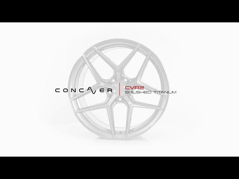 Alu kola Concaver CVR2 19x9,5 ET45 5x112 Brushed Titanium | Wheelsup.cz