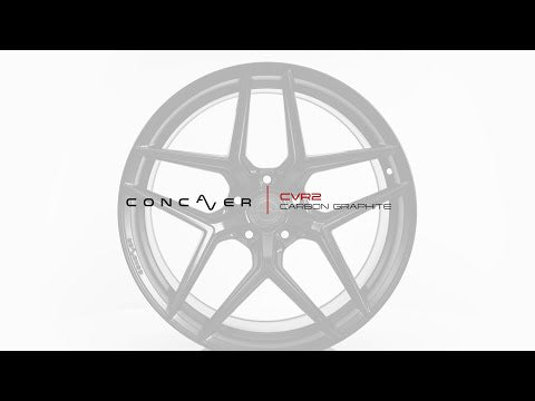 Alu kola Concaver CVR2 19x8,5 ET20-45 BLANK Carbon Graphite | Wheelsup.cz