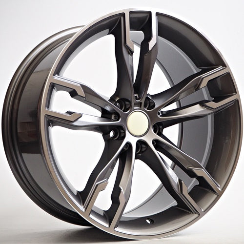 Racing Line Grip 9,5x19 5x112 ET35 szürke arc, megmunkált