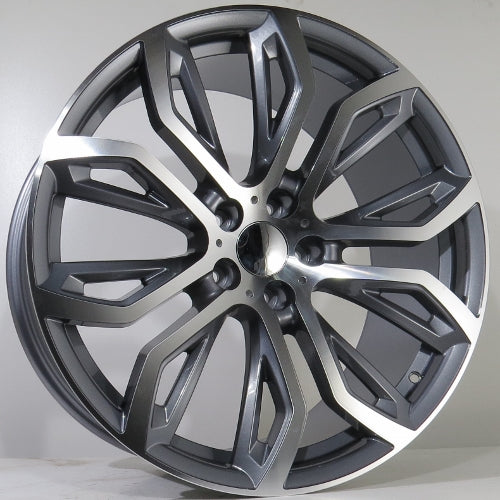 Racing Line Puaro 10x22 5x120 ET40 Grey Face Machined