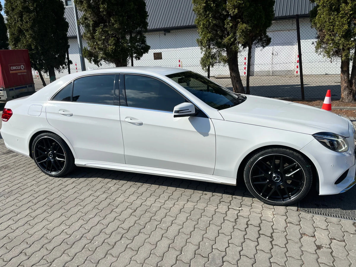 Alu kola pro Mercedes B5318 8.5x21 5x112 ET35 66.6 Black Half Matt & Polished Lip – na voze 2