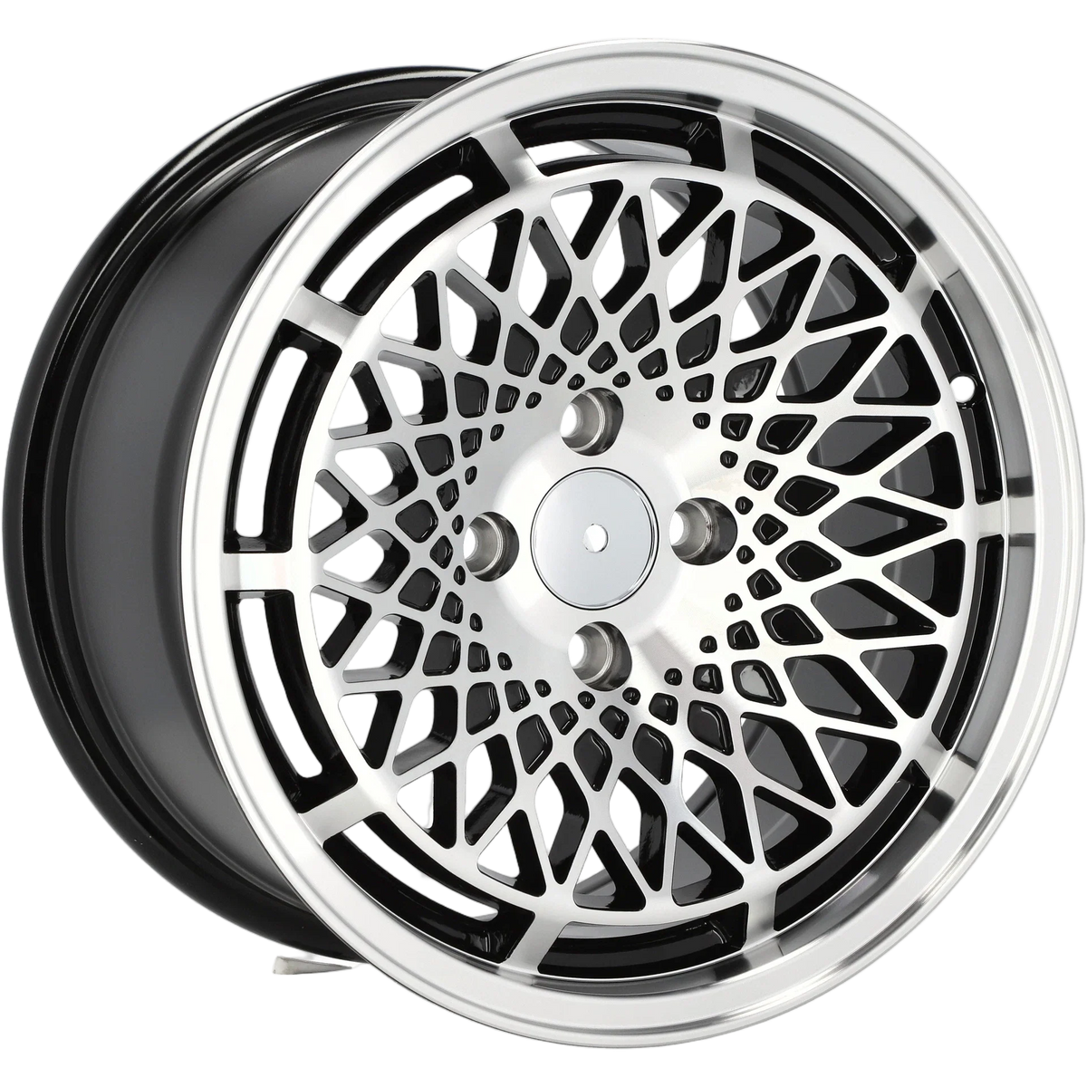 Alu kola Racing Line LU519 8x15 4x100 ET25 73.1 Black Polished