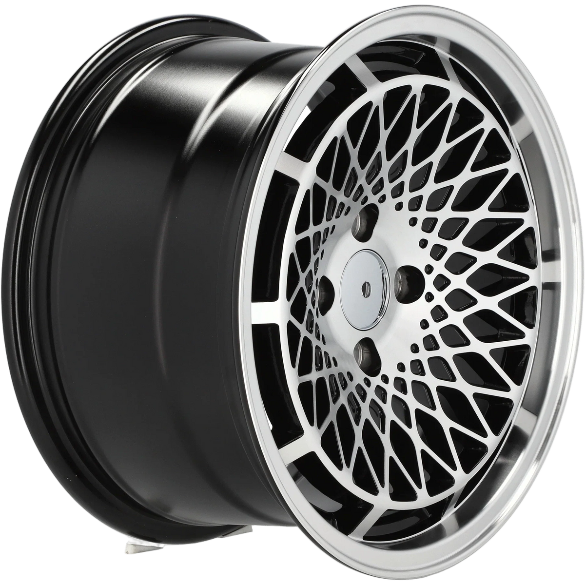 Alu kola Racing Line LU519 8x15 4x100 ET25 73.1 Black Polished – detail 2