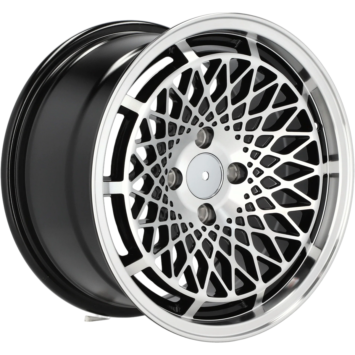 Alu kola Racing Line LU519 8x15 4x100 ET25 73.1 Black Polished – detail 3