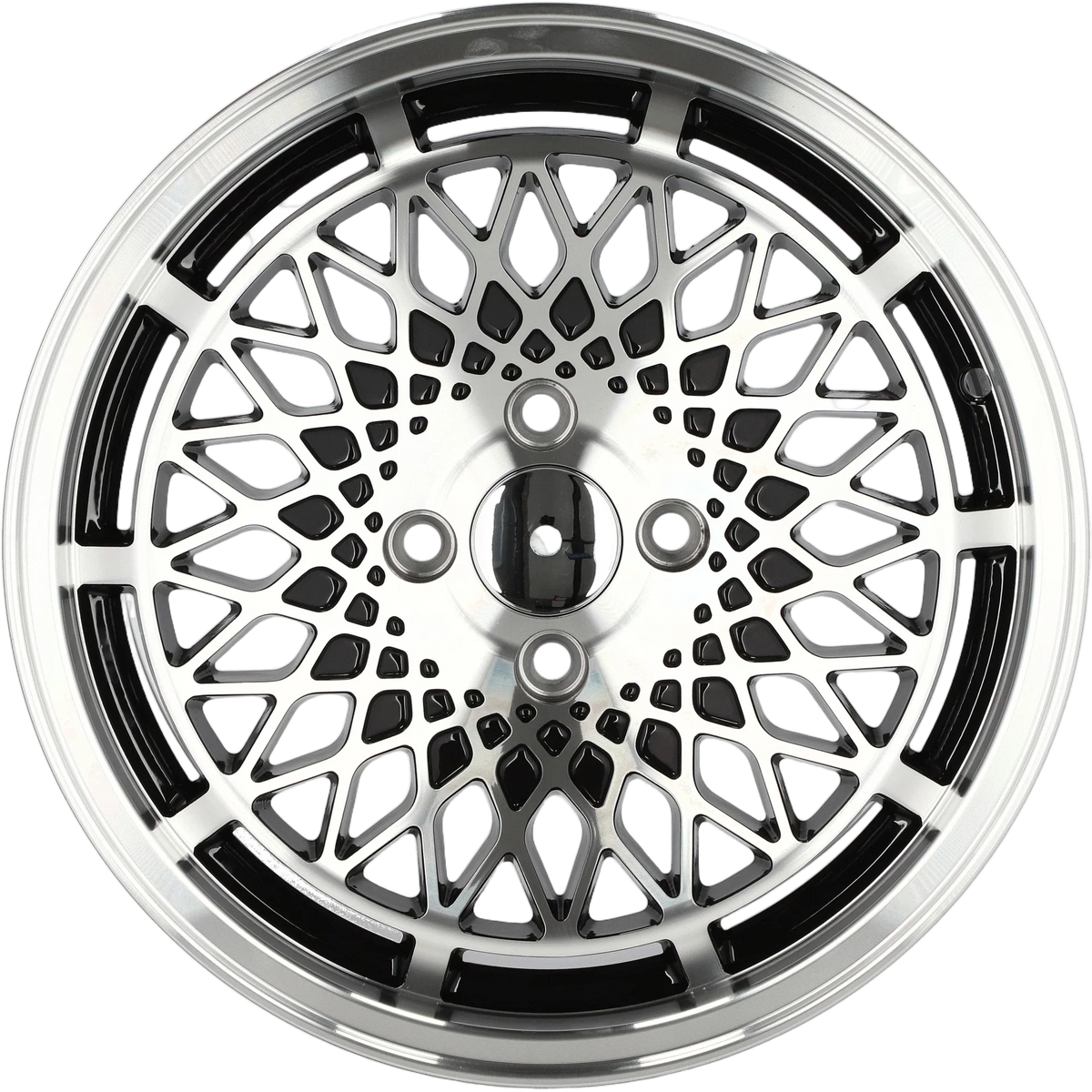 Alu kola Racing Line LU519 8x15 4x100 ET25 73.1 Black Polished – detail 4
