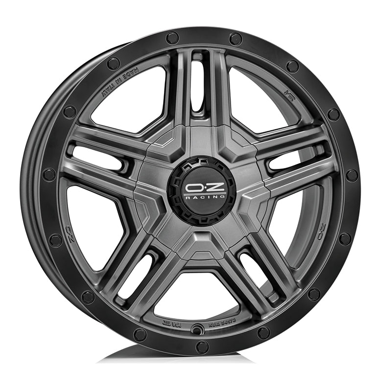 Alu kola OZ RALLY ADVENTURE 8x17 5x112 ET35 Matt Graphite / Black Lip | Wheelsup.cz