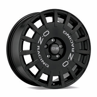 Alu kola OZ RALLY RACING 8x18 5x114.3 ET35 Gloss Black Silver Lettering | Wheelsup.cz
