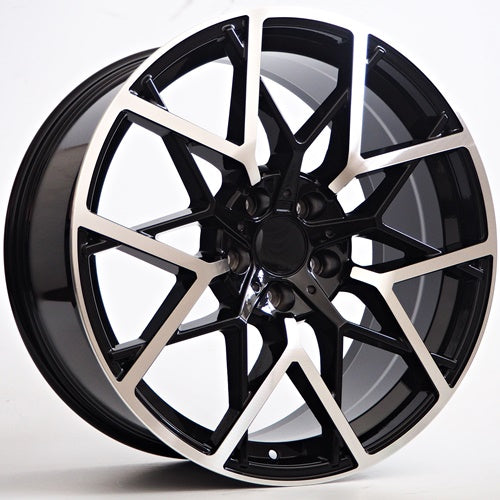 Racing Line Raven 8,5x20 5x112 ET23 fekete arc, megmunkált
