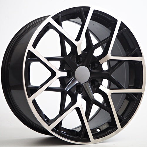 Racing Line Raven 9,5x19 5x120 ET37 fekete arc, megmunkált