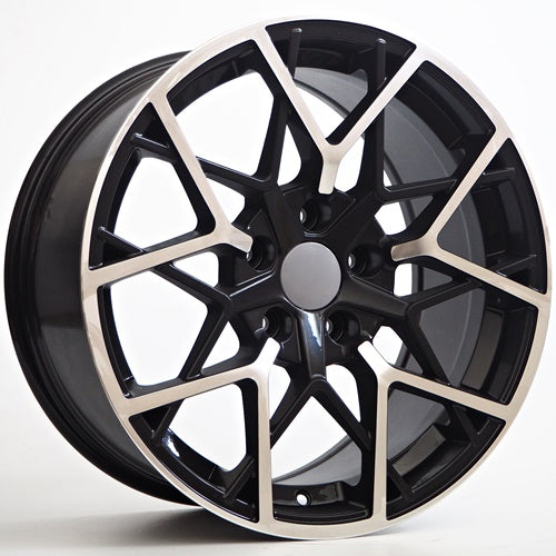 Racing Line Raven 9x18 5x120 ET37 fekete arc megmunkált