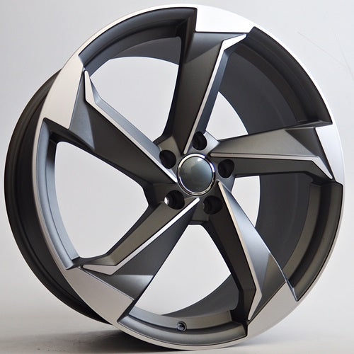 Racing Line Dart 9,5x21 5x112 ET30 szürke, matt arc megmunkált