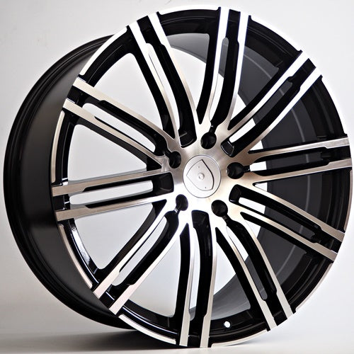 Racing Line Parma 10x22 5x130 ET55 Black Face Machined