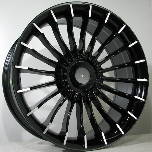 Racing Line Split 9,5x18 5x120 ET35 fekete arc, megmunkált