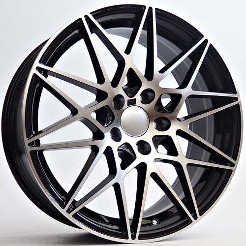 Racing Line Rivali 8,5x20 5x120 ET35 Black Face Machined