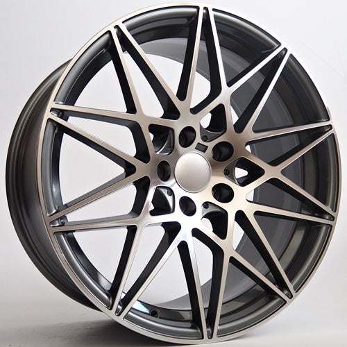 Racing Line Rivali 9,5x20 5x120 ET38 Grey Face Machined