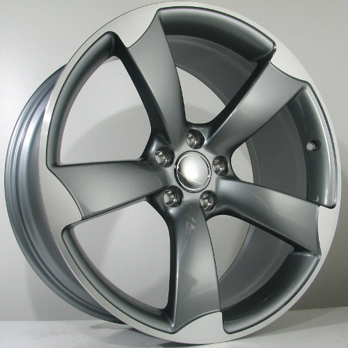 Racing Line Oman 8x18 5x112 ET35 szürke arc, megmunkált