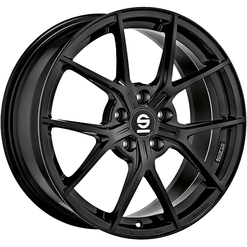 Alu kola SPARCO PODIO 8.5x19 5x108 ET45 Gloss Black | Wheelsup.cz