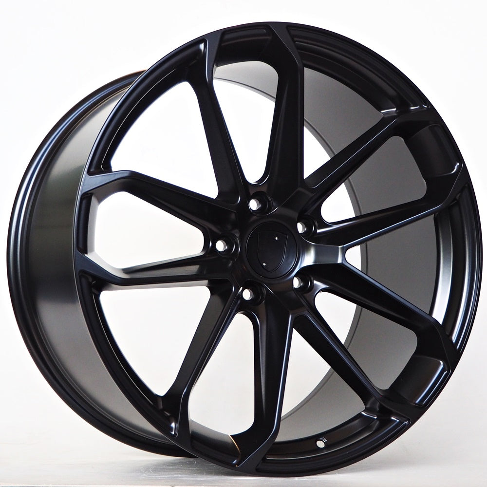 Alu kola pro Porsche Spirit 11,5x22 5x130 ET61 71,6 Satin Black | Wheelsup.cz
