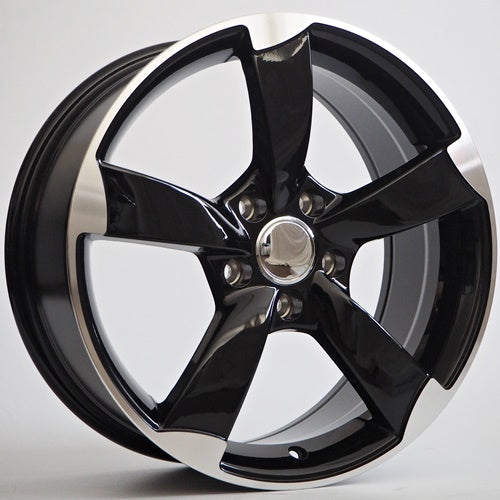 Alu disky pre Audi Oman 7.5x17 5x100 ET35 57.1 Čierna