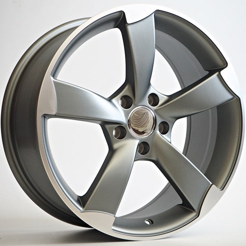 Racing Line Oman 7,5x17 5x100 ET35 Grey Matt Face Machined