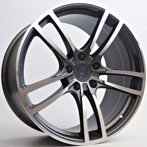 Racing Line Stream 10x22 5x130 ET55 Grey Face Machined