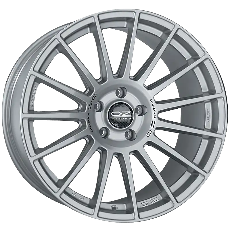 Alu kola OZ SUPERTURISMO DAKAR 10x20 5x130 ET48 Matt Race Silver Black Lettering | Wheelsup.cz