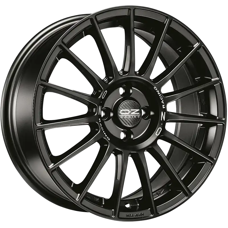 Alu kola OZ SUPERTURISMO LM 7.5x17 5x100 ET35 Matt Black Silver Lettering | Wheelsup.cz