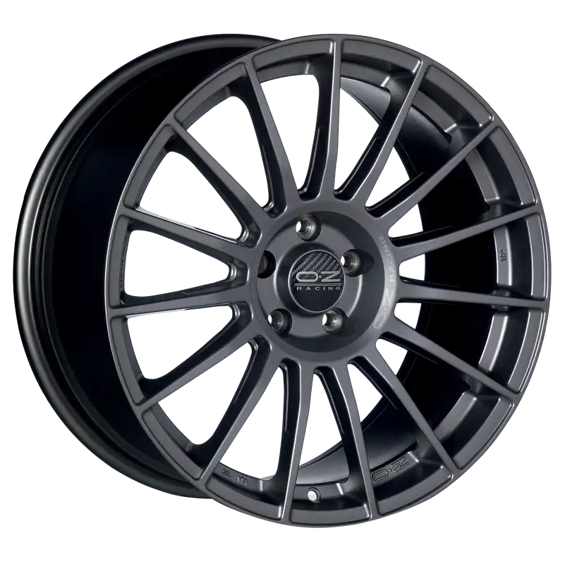 Alu kola OZ SUPERTURISMO LM 7.5x18 5x114.3 ET48 Matt Graphite Silver Lettering | Wheelsup.cz