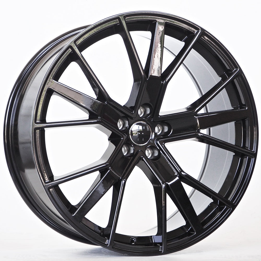 Alu kola pro Audi Trend 9,5x22 5x112 ET26 66,45 Gloss Black | Wheelsup.cz