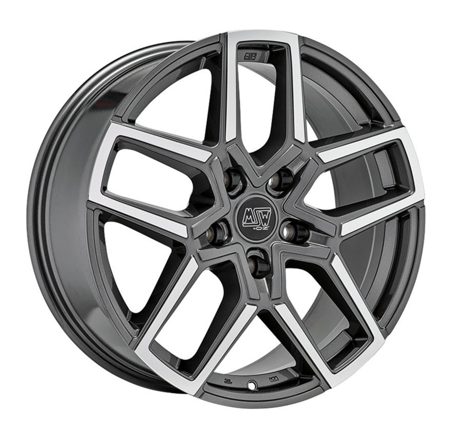 Alu kola MSW 52 8.5x20 5x114.3 ET35 Gloss Gun Metal Full Polished | Wheelsup.cz