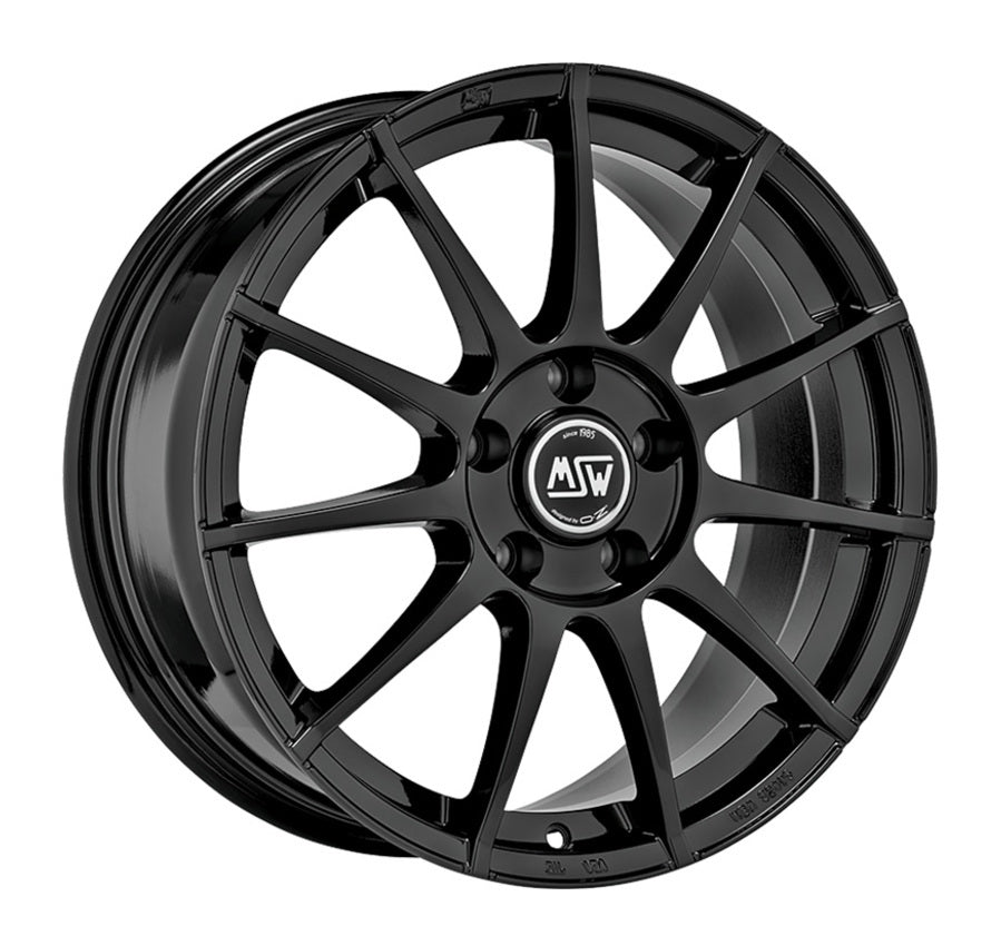 Alu kola MSW 85 8.5x19 5x112 ET30 Gloss Black | Wheelsup.cz
