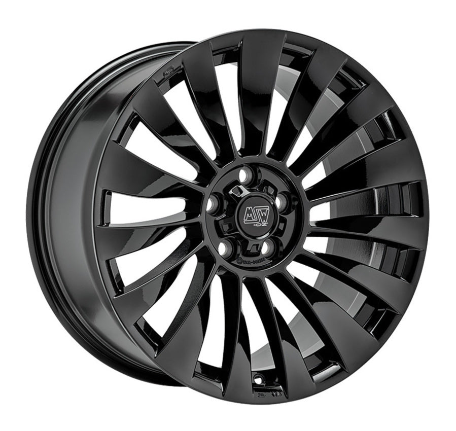 Alu kola MSW 37T 8.5x19 5x114.3 ET35 Gloss Black | Wheelsup.cz