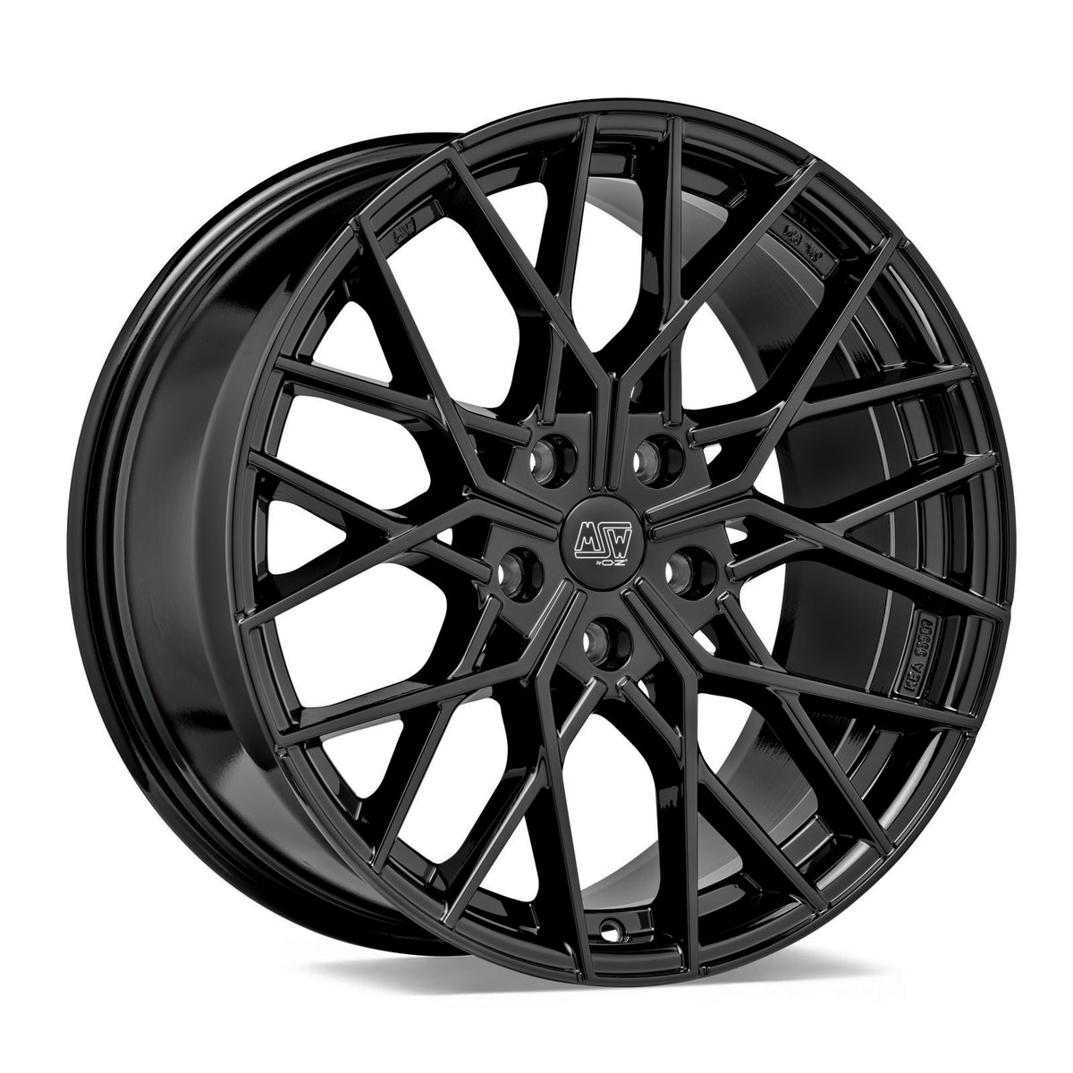 Alu kola MSW 74 10x19 5x112 ET46 Gloss Black | Wheelsup.cz