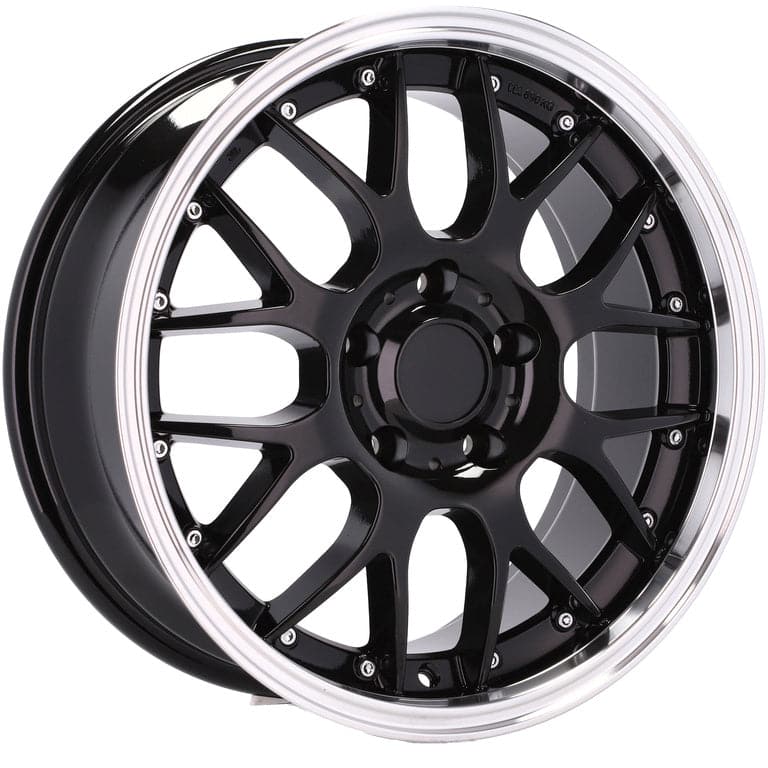 Alu kola pro BMW BY773 8x18 5x120 ET20 74.1 Black & Polished Lip